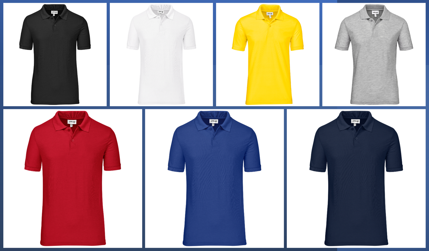 Mens & Ladies Golf Shirt Basic - Assorted Colours