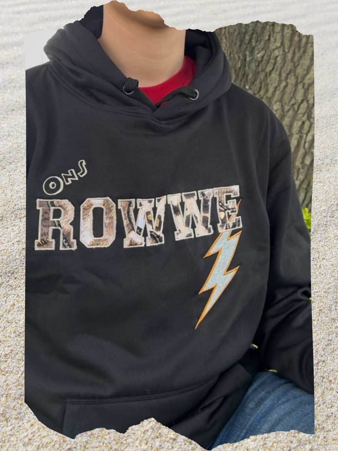 Personalised Hoodie Applique Embroidered Fleece Fathers Day Gift