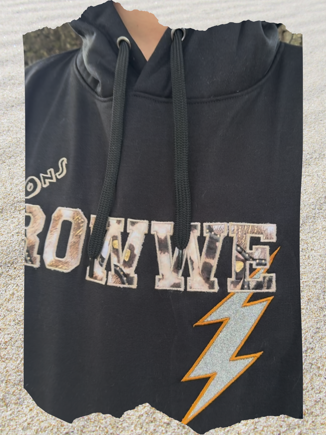 Personalised Hoodie Applique Embroidered Fleece Fathers Day Gift